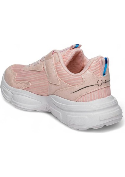 010-25 Simli Maskotlu Kız Çocuk Sneaker Pudra Pembe 31-35 modelleri