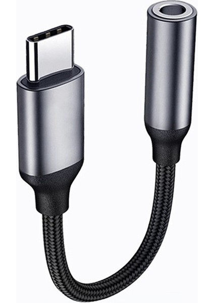 USB Type C - 3,5 mm Aux Adaptörü Type-C 3 5 Jack Ses Kablosu Kulaklık Dönüştürücü Galaxy S21 Ultra S20 Için (Yurt Dışından)