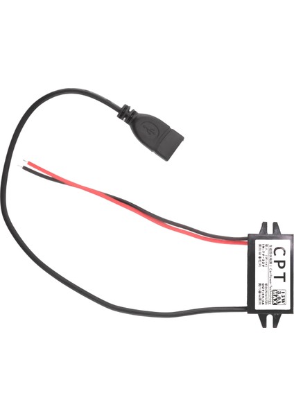 Araba Güç Dönüştürücü Dc 12V Ila 5V 3A Voltaj Tek USB Adaptör Konnektörleri Telefon Şarj Ses Için (Yurt Dışından)
