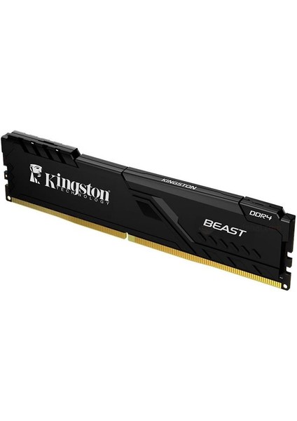 8 GB Ddr4 3200MHZ Kıngston Beast Black CL16 Dt KF432C16BB/8TR