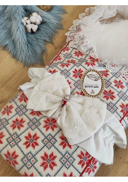 Bebek Battaniyesi Dış Kundak Dantelli Bebek Kundağı Unisex Hastane Çıkışı Hediyelik Yenidoğan fırsatları