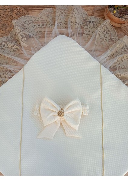Bebek Battaniyesi Dış Kundak Dantelli Bebek Kundağı Unisex Hastane Çıkışı Hediyelik Yenidoğan modelleri