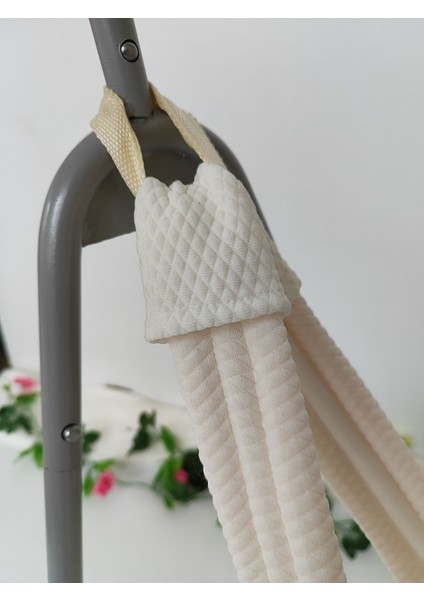 Anne Yanı Bebek Salıncağı Metal Hamak Taşınabilir Beşik Portatif Katlanır Pamuklu Taşıma Kundak indirimleri