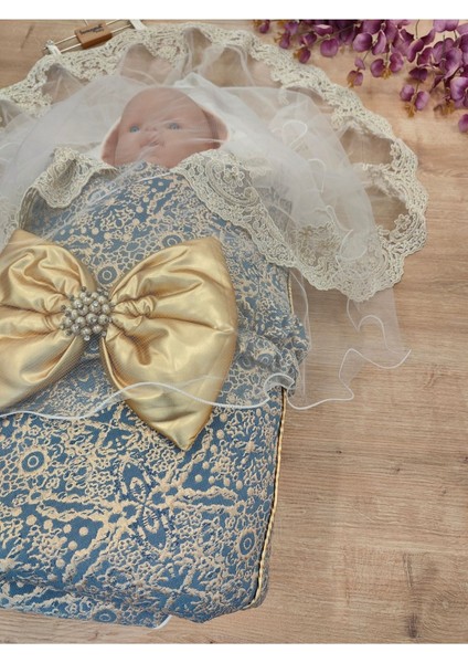 Dabtelli Bebek Battaniyesi Mevlütlük Bebek Kunağı Hediyelik Mevsimlik Özel Üretim