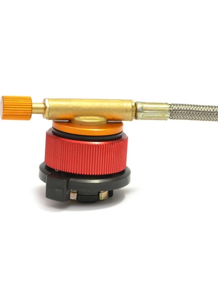 Açık Hava Kamp Yürüyüş Ocak Adaptörü Dönüşümü Bölmeli Tip Gazlı Fırın Bağlantısı Tank Adaptörü (Yurt Dışından)