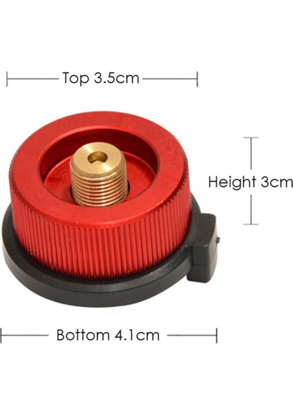 Açık Hava Kamp Yürüyüş Ocak Adaptörü Dönüşümü Bölmeli Tip Gazlı Fırın Bağlantısı Tank Adaptörü (Yurt Dışından)