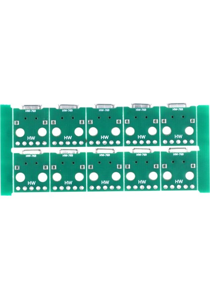 10 Adet Mikro-Usb'den Dip Adaptörüne 5pin Dişi Konnektör B Tipi Pcb Dönüştürücü (Yurt Dışından)