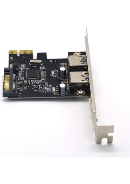 Pcıe Genişletme Kartı Pcı-E'den 2 Portlu Usb3.0 5gbps Dönüştürücü Yükseltici Win7/8/9/10/linux Için (Yurt Dışından)