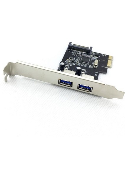 Pcıe Genişletme Kartı Pcı-E'den 2 Portlu Usb3.0 5gbps Dönüştürücü Yükseltici Win7/8/9/10/linux Için (Yurt Dışından)