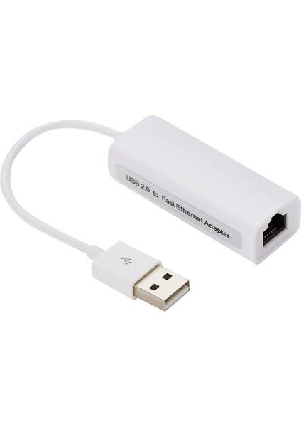 Ağ Kartı USB Type-C - RJ45 100M Sürücüsüz Dönüştürücü Kablo Adaptörü Ethernet B (Yurt Dışından)