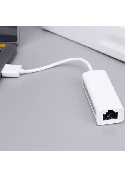 Ağ Kartı USB Type-C - RJ45 100M Sürücüsüz Dönüştürücü Kablo Adaptörü Ethernet B (Yurt Dışından)