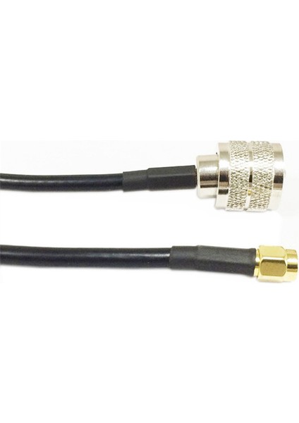 1 Adet RG58 Kablo Uhf SO239 Dişi Sma Erkek Konnektör Rf Koaksiyel Düz Uzatma Kablosu, 1m (Yurt Dışından)
