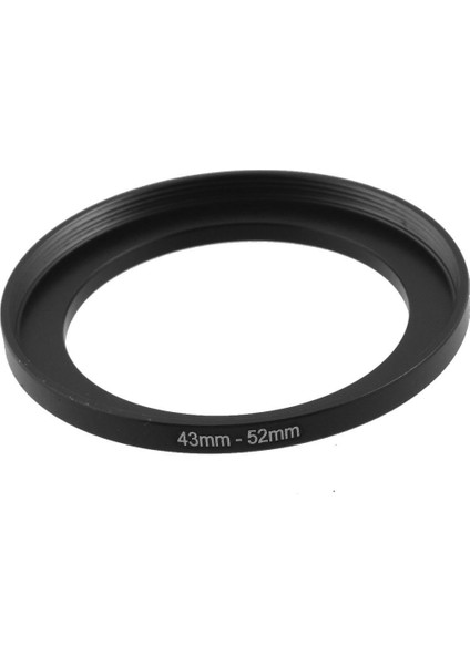 (R) Kamera Onarımı 43MM'DEN 52MM'YE Metal Adım Yükseltici Filtre Halkası Adaptörü (Yurt Dışından)