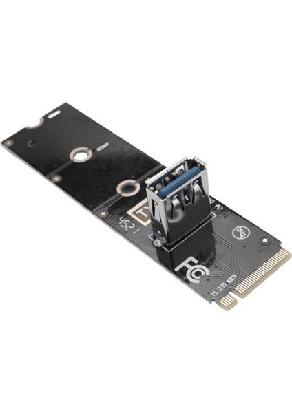 M.2 - Pcı-E X16 Yuvası Adaptör Kartı Ngff Pcie Yükseltici Nvme VGA Uzatma Kablosu Madenci Madenciliği Için (Yurt Dışından)