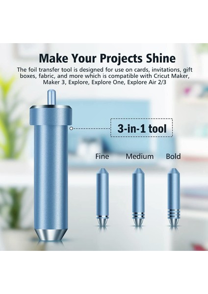 Folyo Transfer Aleti Yedeği, /maker 3, Explore, Explore One ve Air 2/3 Için 3'ü 1 Arada Kit (Yurt Dışından)