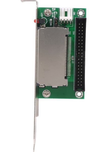 40-Pin Kompakt Flash Kart 3.5 Ide Dönüştürücü Adaptör Pci Braketi Arka Panel (Yurt Dışından)