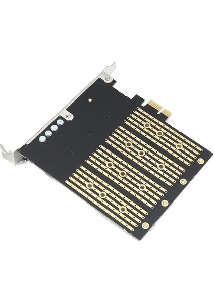 Pcıe Nvme Adaptörü B Anahtarı M2 M.2 4 Port Ngff Sata SSD 10 Gbps Pcı Express X1 Pcı-E Genişletme Kartı Yükseltici (Yurt Dışından)