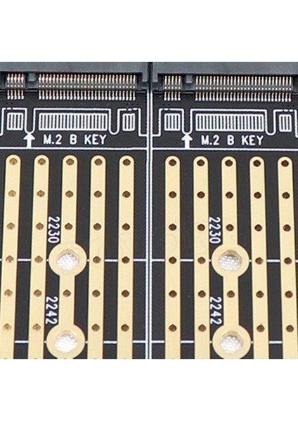 Pcıe Nvme Adaptörü B Anahtarı M2 M.2 4 Port Ngff Sata SSD 10 Gbps Pcı Express X1 Pcı-E Genişletme Kartı Yükseltici (Yurt Dışından)