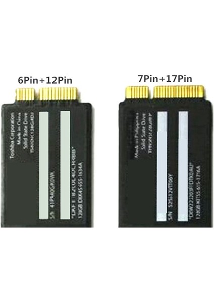Adet 2012 Transfer Kartı Ngff SSD Sata'dan A1466 Dönüşümü /AIR/A1465 Sabit Disk (Yurt Dışından)