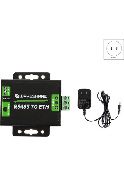 Yüksek Hızlı, Düşük Güçlü, Yüksek Kararlılıklı RJ45 ile RS485'TEN Ethernet Dönüştürücü Abd Fişi Arasında Kolay Iletişim (Yurt Dışından)