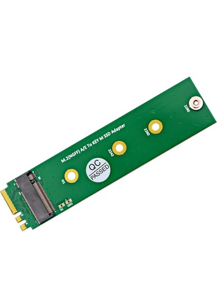 M.2 Ngff A/e - Key-M SSD Adaptör Dönüştürücü A+E M2 Nvme Yükseltici Kart Desteği 2230 2242 2260 2280 (Yurt Dışından)