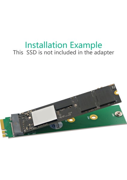 M.2 Ngff A/e - Key-M SSD Adaptör Dönüştürücü A+E M2 Nvme Yükseltici Kart Desteği 2230 2242 2260 2280 (Yurt Dışından)