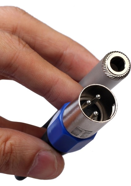 1/4 Ila Xlr Kablo, Dengeli 1/4 Inç Dişi Erkek Stereo Ses Adaptörü, Çeyrek Inç /trs Konnektörü (Yurt Dışından)