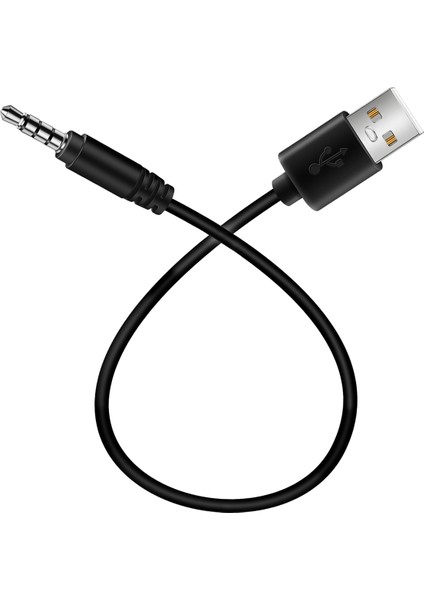 3.5mm Fiş Aux Ses Jakından USB 2.0 Erkek Şarj Kablosu Adaptör Kablosu Araba Mp3 Için (Yurt Dışından)