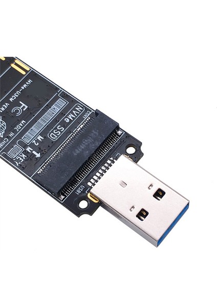 Nvme USB Adaptörü M.2 Ssd'den 3.1 10GBPS Usb3.1 Gen 2 M2 Nvme 2230 2242 2260 2280 (Yurt Dışından)