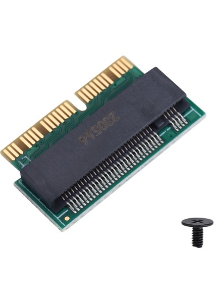 12 ve 16 Pin Ngff M.2 Nvme SSD Dönüştürücü Kart Adaptörü Air A1465 A1466 Pro A1398 A1502 Yükseltme 2013-2015 Desteği (Yurt Dışından)