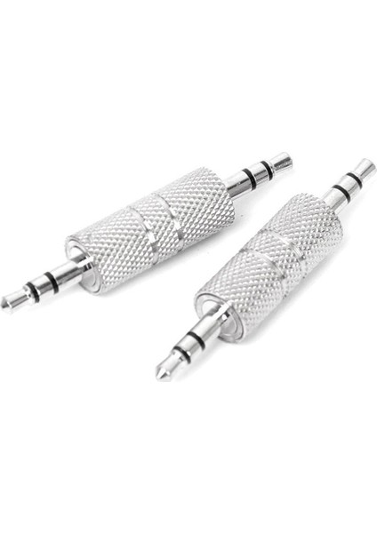2 Adet 3,5 mm Stereo Erkek - Kulaklık Ses Adaptörü Jak Bağlantı Konnektörü (Yurt Dışından)