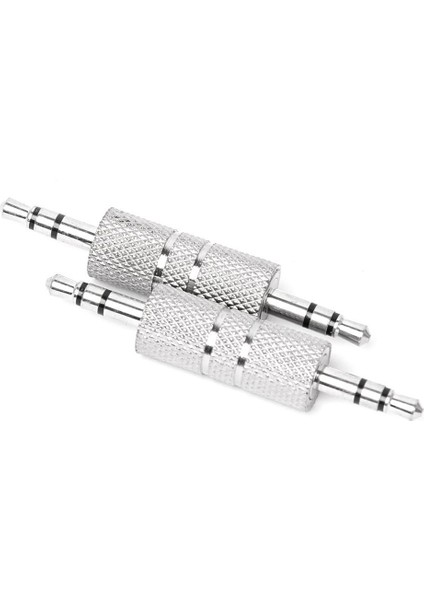 2 Adet 3,5 mm Stereo Erkek - Kulaklık Ses Adaptörü Jak Bağlantı Konnektörü (Yurt Dışından)