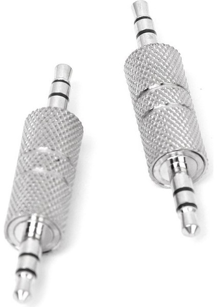 2 Adet 3,5 mm Stereo Erkek - Kulaklık Ses Adaptörü Jak Bağlantı Konnektörü (Yurt Dışından)
