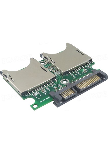 Çift Sd'den Sata'ya Dönüştürücü Endüstriyel Sınıf Adaptör Kartı 15PIN+7PIN Seri (Yurt Dışından)