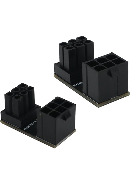 Adet Atx 6pin Dişi-Erkek 180 Derece Açı Güç Adaptörü Dönüştürücü Masaüstü Bilgisayarlar Için Görüntü Kartı (Yurt Dışından)