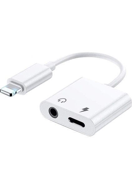 2'si 1 Arada - 3,5 mm Bağlantı Için Kulaklık Adaptörü /12 PRO/11/11PRO/SE/8/7/6 (Yurt Dışından)