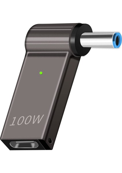 USB Type C Dişi 4,5 x 3,0 mm Jak Fişi Dizüstü Bilgisayar Şarj Adaptörü 100 W Pd Güç Şarj Konnektörü Ucu (Yurt Dışından)