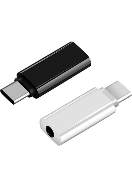 Adet Type-C - 3.5mm Jack Dönüştürücü Kulaklık Ses Adaptörü Kablosu Tip USB C 3.5 mm Dişi Kulaklık Aux (Yurt Dışından)