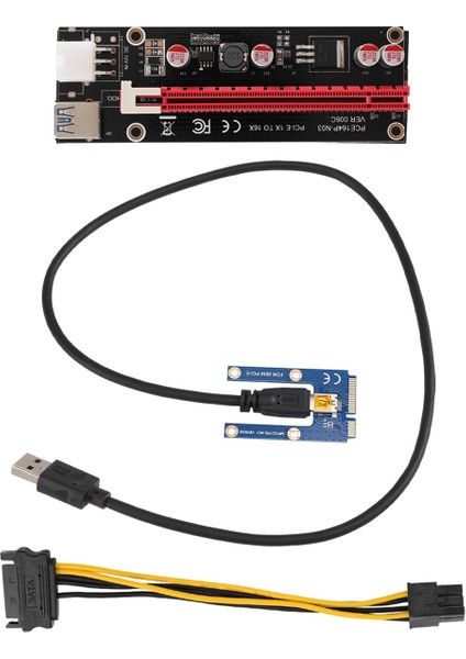 Mini Pcıe'den Pcı Express 16X Yükseltici Dizüstü Bilgisayar Harici Grafik Kartı Btc Miner Mpcıe Pcı-E Yuvası Madenciliği (Yurt Dışından)