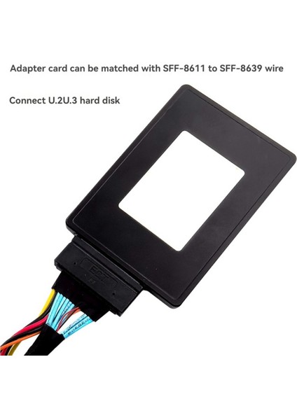 M.2 Nvme Pcıe - Oculink Dişi Dock SFF-8612 Adaptörü Mkey Nvme SFF-8611 (Yurt Dışından)