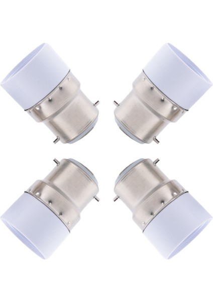 Ac 220V B22 - E14 Taban Soketi Işık Lambası Ampul Adaptörü Tutucu 4 Adet (Yurt Dışından)