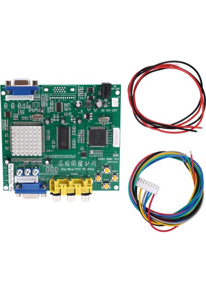GBS8200 Cga//yuv/rgb'den VGA Çıkışa Arcade Jamma Oyun Hd Video Dönüştürücü Kartı Monitör LCD GBS-8200 (Yurt Dışından)
