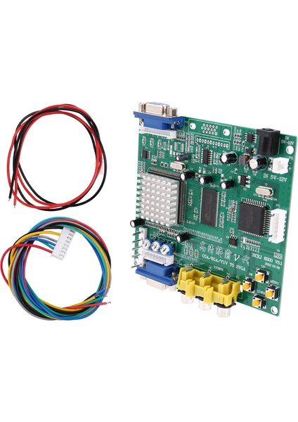 GBS8200 Cga//yuv/rgb'den VGA Çıkışa Arcade Jamma Oyun Hd Video Dönüştürücü Kartı Monitör LCD GBS-8200 (Yurt Dışından)