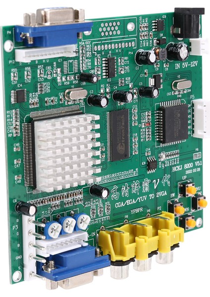 GBS8200 Cga//yuv/rgb'den VGA Çıkışa Arcade Jamma Oyun Hd Video Dönüştürücü Kartı Monitör LCD GBS-8200 (Yurt Dışından)