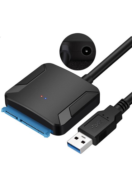 USB 3.0 - Sata Adaptör Dönüştürücü Kablo 22PIN Sataııı Usb3,0 Adaptörleri 2.5 Inç 3.5 HDD SSD Için (Yurt Dışından)