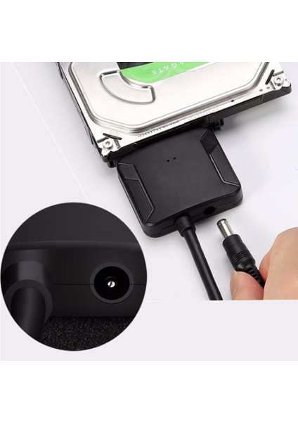 USB 3.0 - Sata Adaptör Dönüştürücü Kablo 22PIN Sataııı Usb3,0 Adaptörleri 2.5 Inç 3.5 HDD SSD Için (Yurt Dışından)
