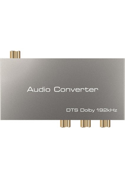 192KHZ Ses Dönüştürücü Toslink Optik Koaksiyel - Uyumlu Arc - L/r 3.5mm Jak Adaptörü (Yurt Dışından)