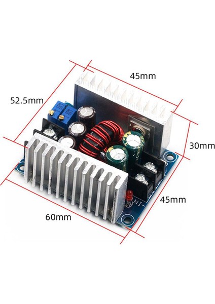 300W 20A Dc-Dc Ayarlanabilir Buck Konvertör Modülü Sabit Akım Voltaj Regülatörü Güç Kaynağı Sürücüsü (Yurt Dışından)