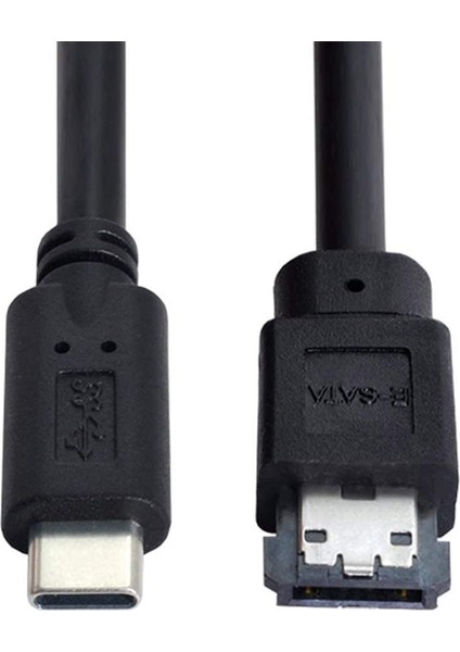 Esata - USB C Kablo Tipi Erkek Ana Bilgisayar Esatap HDD Dizüstü Bilgisayar Için (Yurt Dışından)