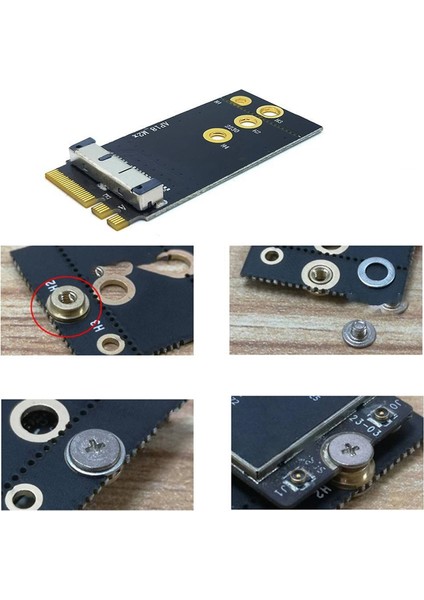 Adet Ngff M.2 Anahtar A/e Adaptör Kartı Kablosuz Ağ BCM94360CS2 BCM94360 BCM943224 (Yurt Dışından)